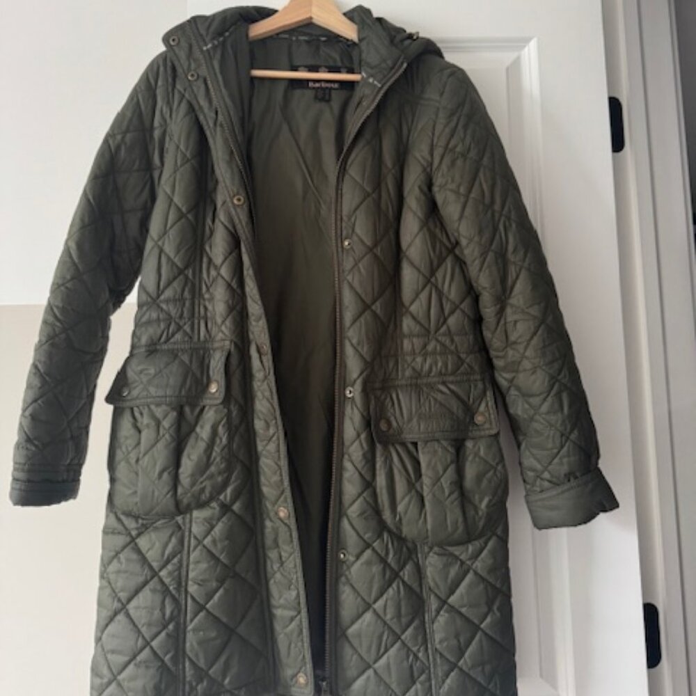 Barbour Olive Quilted Jacket